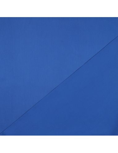 Tecido de cetim de algodão - Azul cobalto