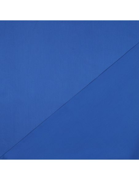 Tecido de cetim de algodão - Azul cobalto