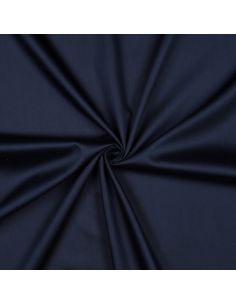 Tecido de cetim de algodão - Azul marinho