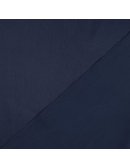 Tecido de cetim de algodão - Azul marinho