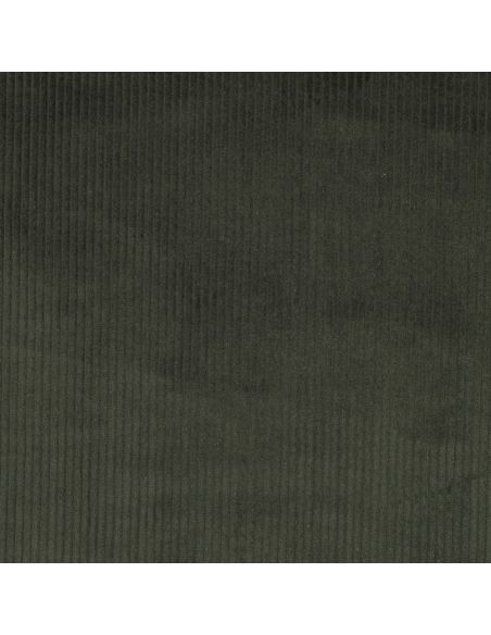Tecido de veludo cotelê de algodão - Verde escuro