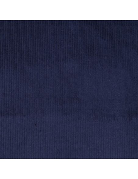 Tecido de veludo cotelê de algodão - Azul marinho