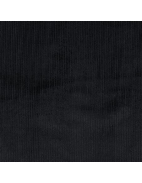 Tecido veludo cotelê de algodão - Preto