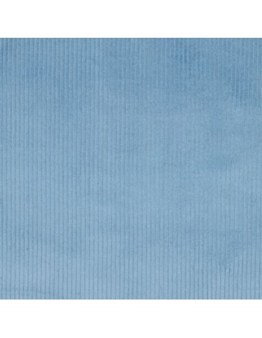 Tecido de veludo cotelê de algodão - Azul