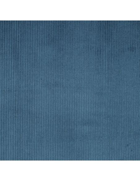 Tecido de veludo cotelê de algodão - Azul petróleo