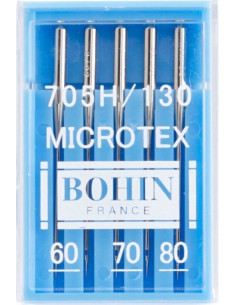 Agulhas de máquina microtex Bohin