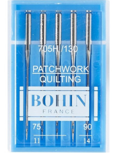 Agulhas de máquina especial para patchwork e quilting Bohin