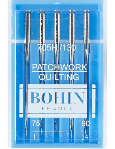 Agulhas de máquina especial para patchwork e quilting Bohin