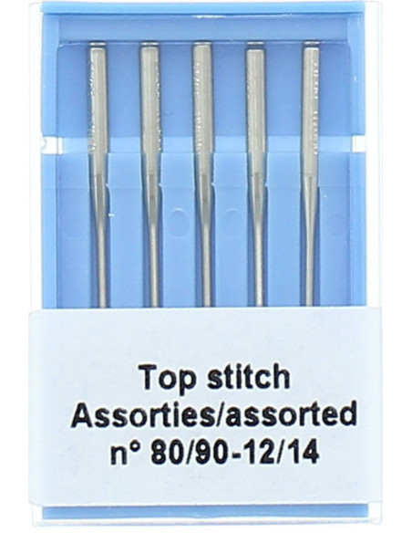 Agulhas de máquina para pesponto topstitch Bohin