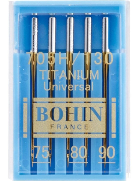 Agulhas de máquina de titânio Bohin