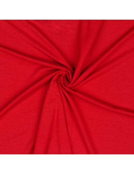 Tecido jersey tencel modal - Vermelho