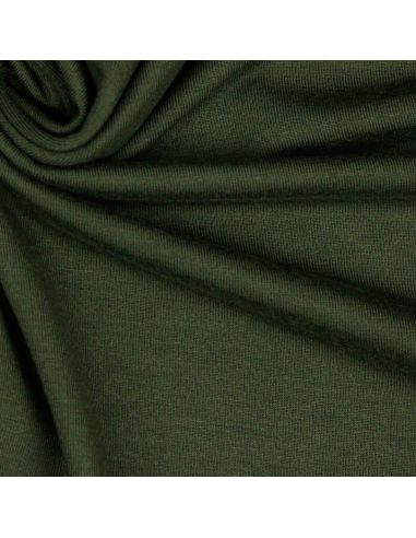 Tecido jersey tencel modal - Verde escuro