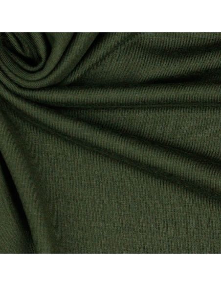 Tecido jersey tencel modal - Verde escuro