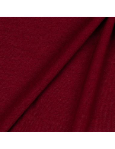 Tecido jersey tencel modal - Vermelho escuro