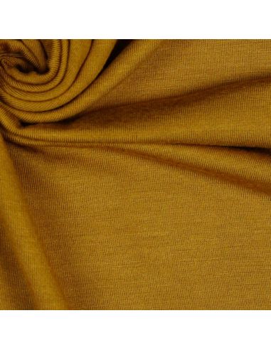 Tecido jersey tencel modal - Mostarda