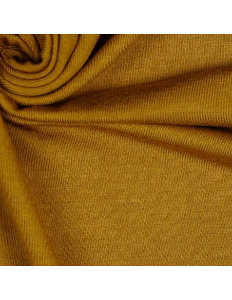 Tecido jersey tencel modal - Mostarda