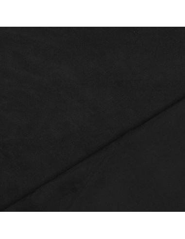 Tecido suede stretch - Preto