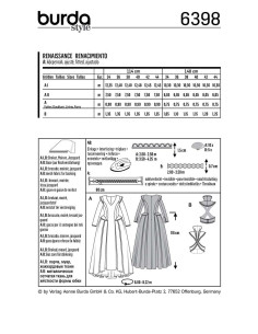 Padrão de fantasia - Burda 6398 2