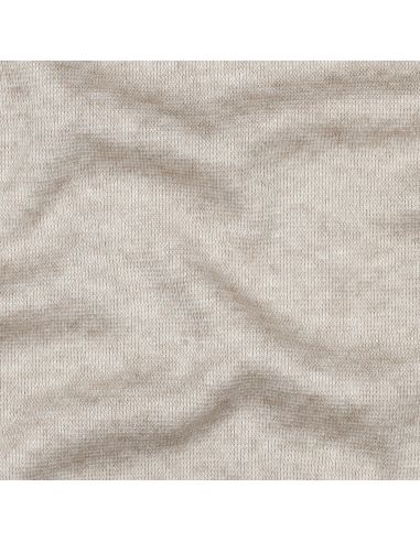 Tecido de malha tricot misturado - Bege