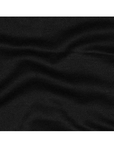 Tecido de malha tricot misto - Preto