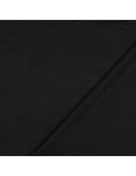 Tecido de malha tricot misto - Preto