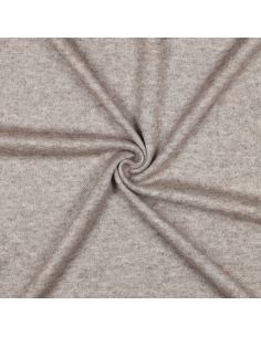 Tecido de malha tricot misto - Taupe