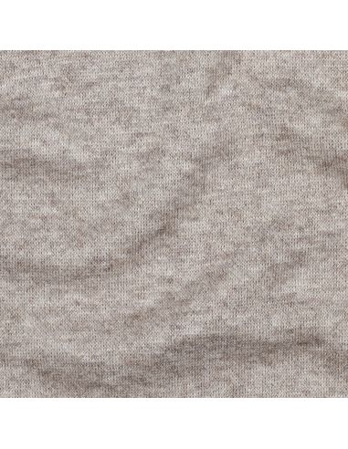 Tecido de malha tricot misto - Taupe