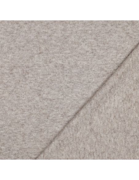 Tecido de malha tricot misto - Taupe