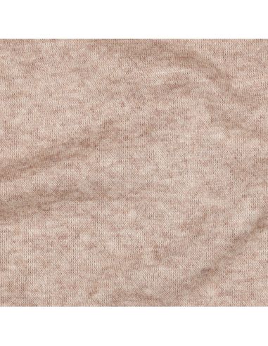 Tecido de malha tricot misturado - Canela
