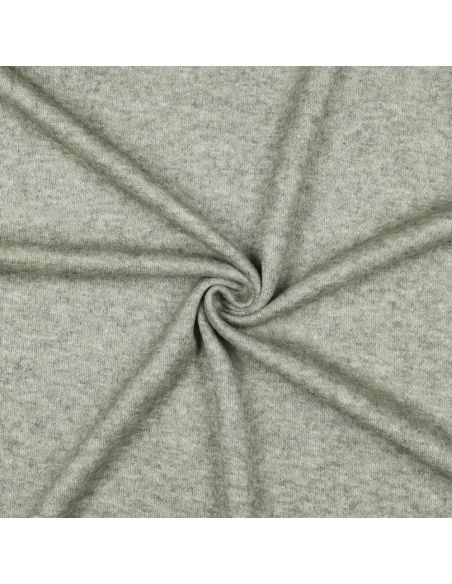 Tecido de malha tricot misturado - Verde amêndoa