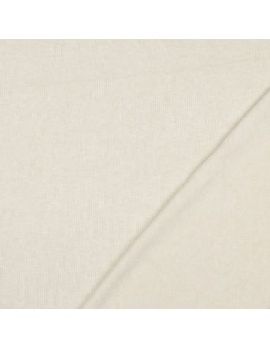 Tecido de malha tricot misturado - Cru