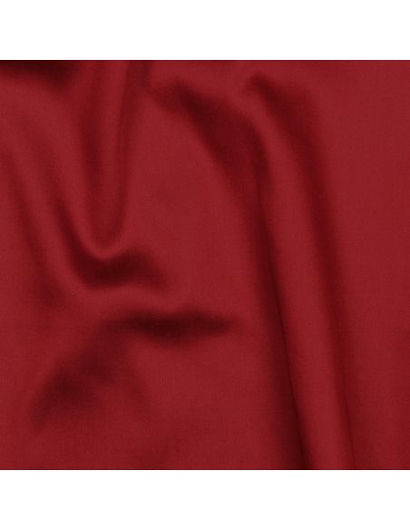 Tecido de cetim de algodão - Vermelho escuro