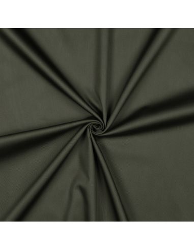 Tecido de cetim de algodão - Verde militar