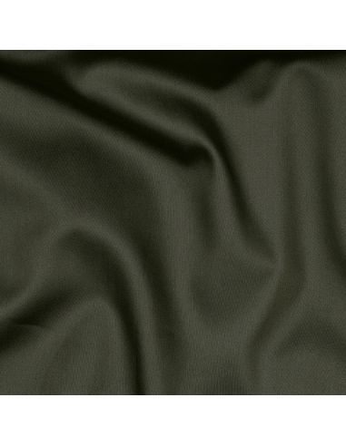 Tecido de cetim de algodão - Verde militar