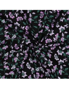 Tecido viscose pesado stretch Rosella - Preto