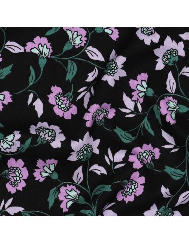 Tecido viscose pesado stretch Rosella - Preto