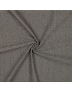 Tecido chevron stretch largo - Taupe 2