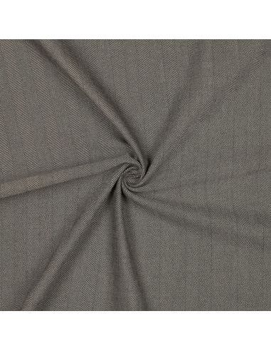 Tecido chevron stretch largo - Taupe