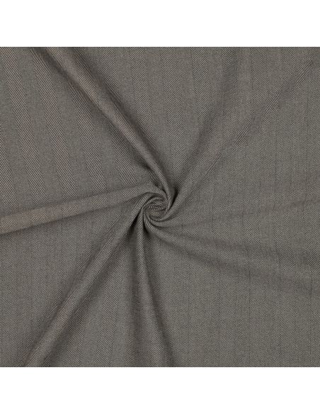 Tecido chevron stretch largo - Taupe