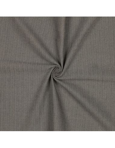 Tecido stretch espinha de peixe fino - Taupe