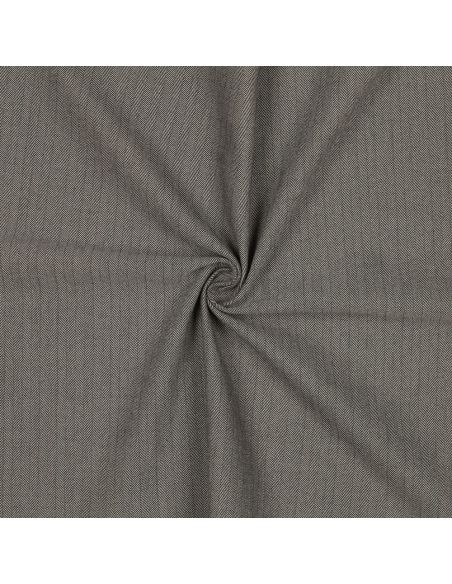 Tecido stretch espinha de peixe fino - Taupe
