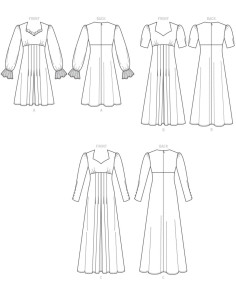 Molde de vestido - Butterick 6586 2