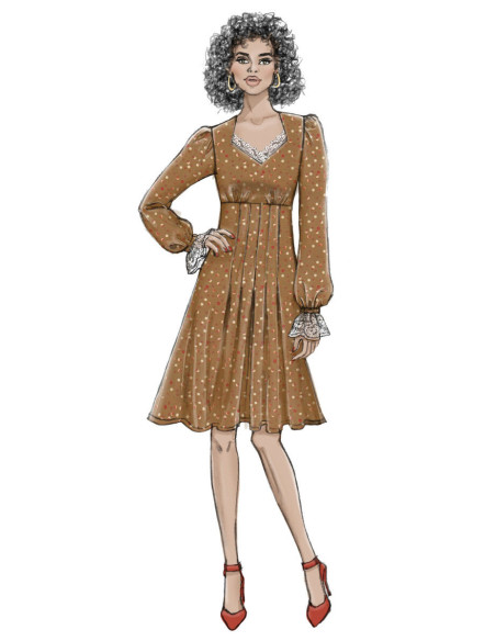 Molde de vestido - Butterick 6586