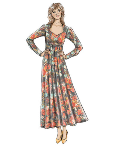 Molde de vestido - Butterick 6586