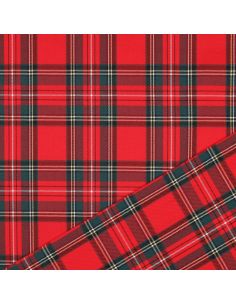 Tecidos tartan escoceses - Vermelho