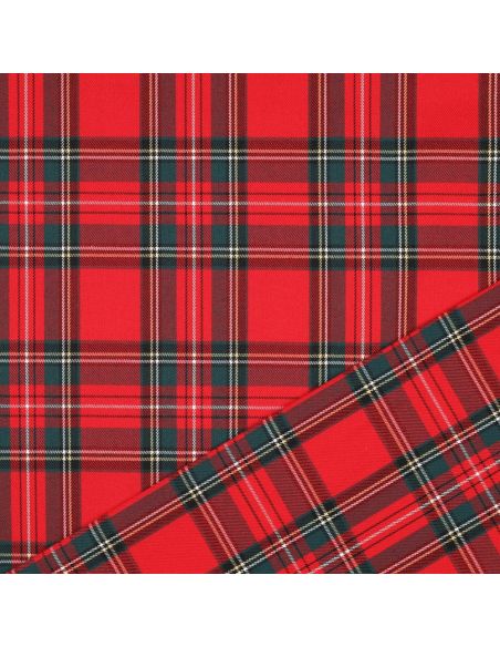 Tecidos tartan escoceses - Vermelho