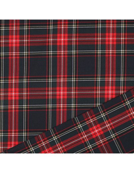 Tecidos tartan escoceses - Azul-marinho