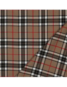 Tecidos tartan escoceses - Camel