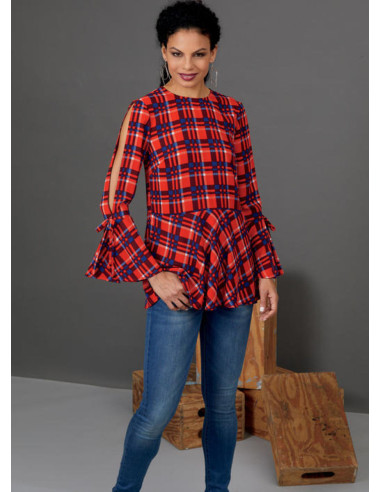 Molde de blusa - Butterick 6592