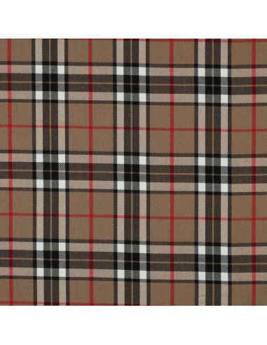 Tecidos tartan escoceses - Camel